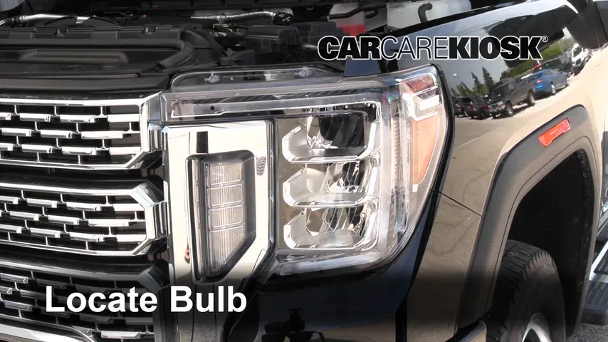 2021 GMC Sierra 3500 HD Denali 6.6L V8 Turbo Diesel Luces Luz de estacionamiento (reemplazar foco)